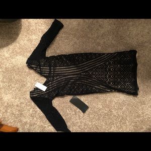 Bebe *brand new * black body con dress